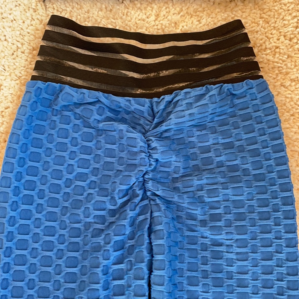 Anti cellulite leggings bra top blue medium skinny - Picture 2 of 5
